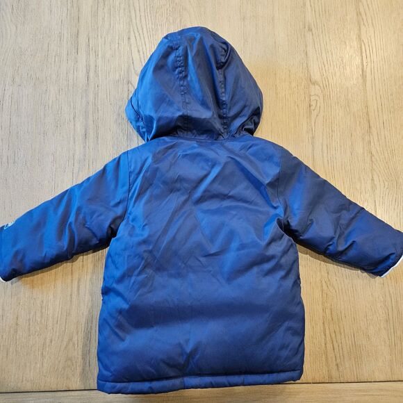 GAP Blue Water Resistant Jacket With Hood Toddler Boys 2T - Picture 7 of 10